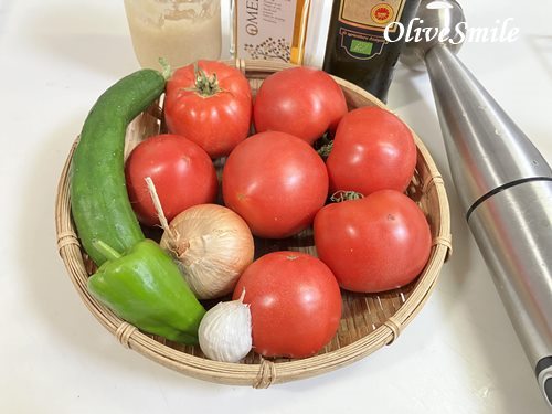 トマトのガスパチョ